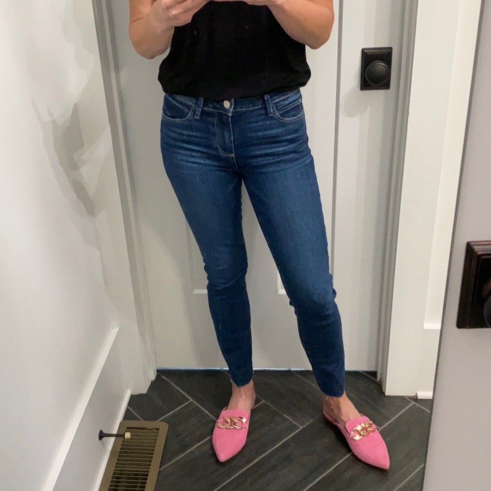 Paige Skyline skinny crop Sz 26